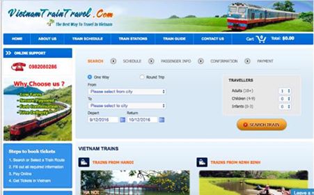 Cảnh báo website giả mạo bán vé tàu Tết giá cao